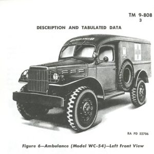 Dodge T214 3/4 Ton WC-54 Ambulance – Complete Harness