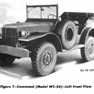 Dodge WC-56 (T214) 3/4 Ton – 12 Volt – Complete Harness